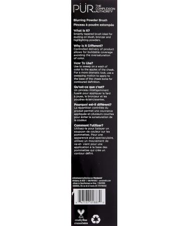 P R Beauty Blurring Powder Brush - Flawless Finish for All Skin Types | International Shipping Available - Buy Online on GoSupps.com