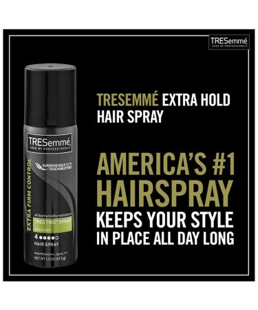 Tresemme Travel Size Hair Spray 3 Pack Tres Two Spray Extra Hold Styling Hair Spray with All Day Humidity Resistance Extra Firm Control Hairspray 1.5 oz Each - Buy Online on GoSupps.com