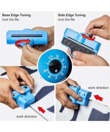 XCMAN Complete Ski/Snowboard Tuning Combi Set - Wax Iron Ski Wax Edge Tamper PTEX Repair & Accessory Kit for Perfect Skiing & Snowboarding - Buy Online on GoSupps.com