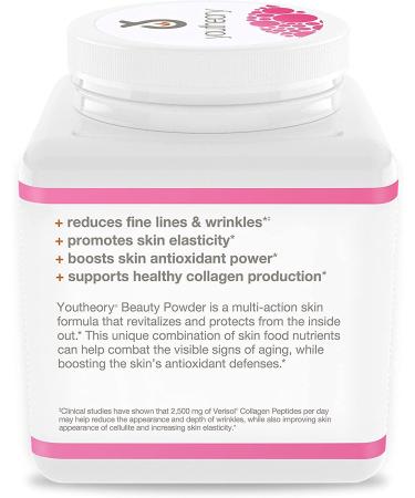 Youtheory Beauty Powder - Citrus Flavor | 21 Servings | Enhance Skin & Hair - Buy Online on GoSupps.com