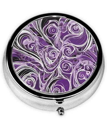 Sea Witch Inspired Round Pill Box - 3 Compartment Portable Travel Medicine Organizer - Buy Online on GoSupps.com