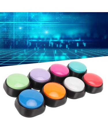 8PCS Dog Talk Approachable Training Set - 30s Buzzer with Recording for Effective Dog Training & Communication - Colorful Puzzle Toys in Orange - Buy Online on GoSupps.com