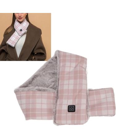 GF RG FH Heating Scarf | Washable Adjustable USB Heated Soft Warm Scarf for Skiing & Outdoor Activities (Pink) - Buy Online on GoSupps.com