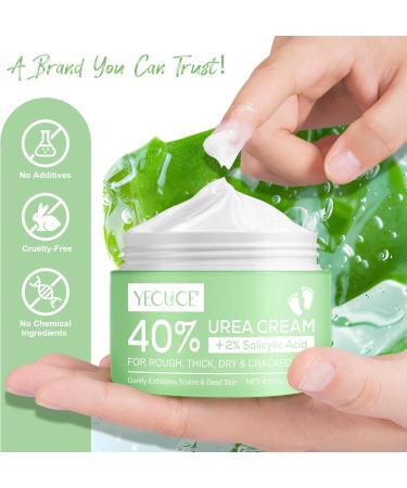 Urea Cream 40% Urea Foot Cream Cracked Heel Repair Cream For Feet and Hand for Deep Moisturizing Callus Remover Nourishes Soften For Feet Knees Hand 120g - Buy Online on GoSupps.com