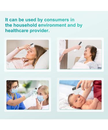 CHOICEMMED Forehead Infrared Thermometer: Digital Fever Alert Thermometer for Newborns, Kids, and Adults - Fast & Accurate Temperature Reading - Buy Online on GoSupps.com