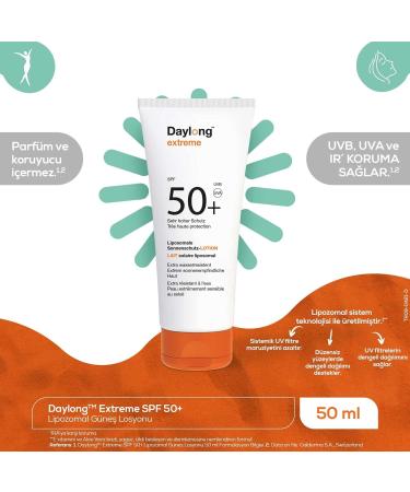 Daylong Extreme Liposomal Sun Lotion SPF50+ 50ml - Buy Online on GoSupps.com