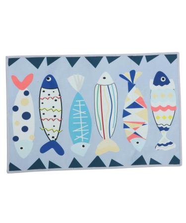 STOBAZA Water Absorbent Bath Mat Water Absorbing Bath Mat Floor Mat Carpet Absorb Water Shower Mat