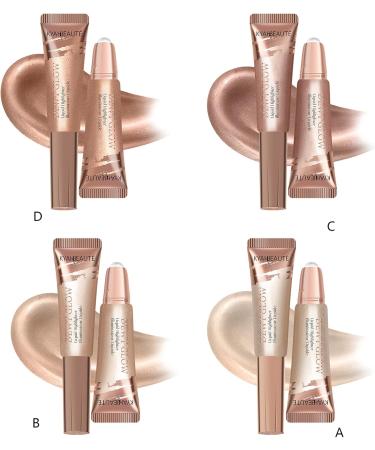 Bestvisse Beauty Wand Liquid Face Concealer with Rolling Applicator for Shading and Tanning Natural Look - Buy Online on GoSupps.com