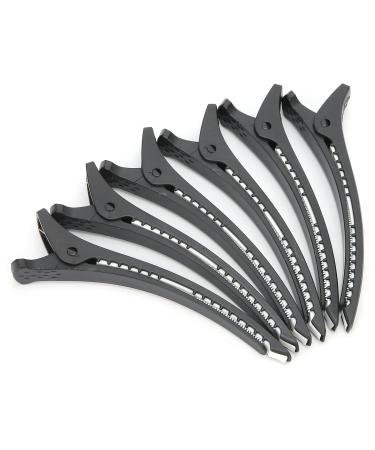 Duckbill Hair Clip Safe DIY Craft Convenient for Use Sectioning Clips No Slip for Salon Hair Styling for Applying Facial for Haircut(White)