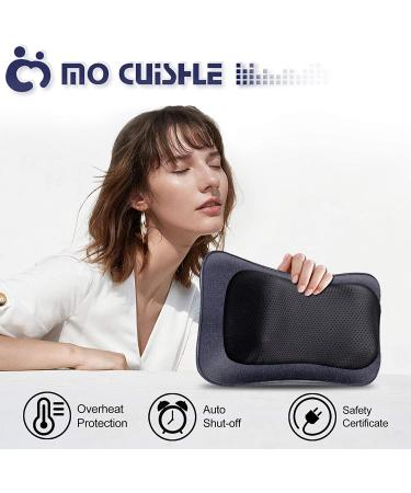 MoCuishle Shiatsu Back Massager with Heat - Electric Shoulder Massager for Relaxing Back, Neck, and Leg Pain - Navy - Buy Online on GoSupps.com