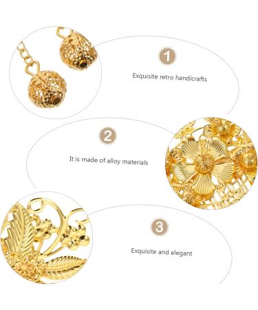 DOITOOL 1pc Vintage Accessories Hairpin Pearl Hair Barrettes Wedding Hair Accessory Gold Trim Pearl Hair Clip Floral Decor Bride Hair Ornaments Metal Flower Crystal Miss Alloy - Buy Online on GoSupps.com