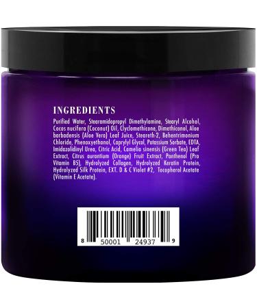 Botanic Hearth Purple Hair Mask for Blonde, Silver & Gray Hair - 8 fl oz - Sulfate & Paraben Free - Buy Online on GoSupps.com