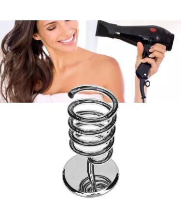 Spiral Hair Styling Station Compact Acrylic Spiral Salon Blow Dryer Holder Stand Hair Dryer Stand With Heat Resistant Capacity for Bathroom Hair Salon - Buy Online on GoSupps.com