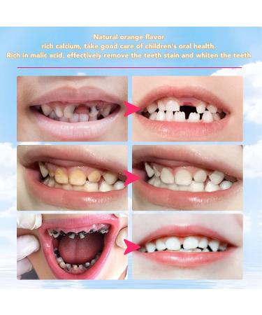 Children's Foam Toothpaste & Electric Toothbrush Set - Whitening & Fresh Breath - 60 ml Aromatic Calcium Formula | 2 Pieces - Buy Online on GoSupps.com