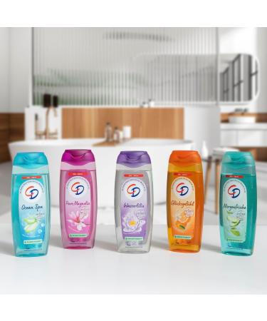 CD Shower Gel "Ocean Spa" - Shower gel with real Dead Sea salt and aloe vera extract - With hydro-dermal complex - Suitable for sensitive skin - Microplastic-free and vegan - 300 ml - Buy Online on GoSupps.com