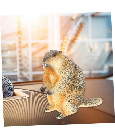 OUNONA 4 Pcs Animal Model Mini Resin Animals Decor Miniature Groundhog Figure Mini Figurine Mini Top Hat Groundhog Stuffed Animal Kids Toys Desk Trinkets Plastic Child Rabbit Bonsai As Shownx2pcs 6x6cmx2pcs - Buy Online on GoSupps.com