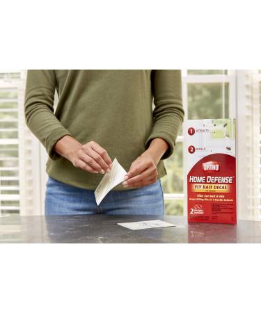 Ortho Home Defense Fly Killer Window Decal 2-Pack - Effective Insect Control Solution - Buy Online on GoSupps.com