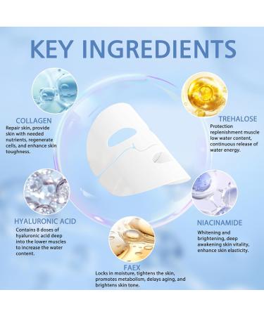 Bio-Collagen Real Deep Mask 4PCS Masque Collagene Visage Cor en Hydratant Anti- ge Mask Collagen Korean Bio Collagen Overnight Mask Collag ne Masque Soluble pour les Peaux S ches Ternes - Buy Online on GoSupps.com