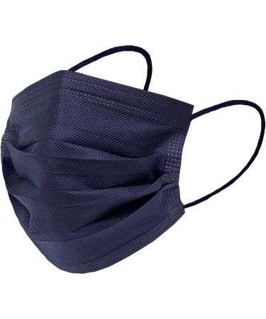 Everydayspecial Disposable Safety Mask 3 Layer Protection Face Mask - 50 pcs (Navy Blue) | Adult Size - Buy Online on GoSupps.com
