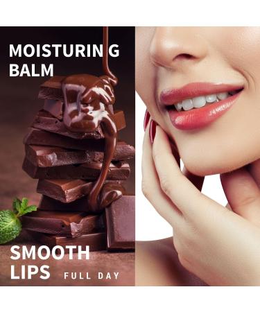 Chocolate & Mint Lip Balm for Men & Women | Nourishing Vitamin E Balm for Chapped Lips | Heals Dry Cracked Lips | Moisturizer with Almond & Olive Oil (10gm - Buy Online on GoSupps.com