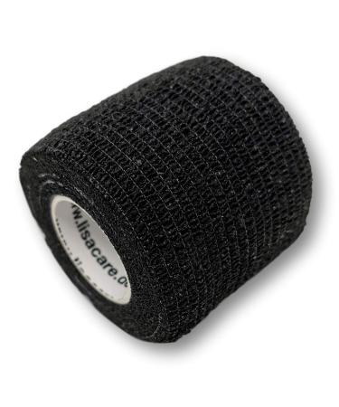 Lisacare Medical adhesive tape - 4 rolls 5cm wide - medical device - Bandage black sterile packed breathable with color & motif selection (black) black 4 -set set - Buy Online on GoSupps.com