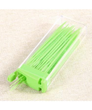Healifty Toothpicks for Teeth - 50 Count Double Head Interdental Brushes | Optimal Oral Care Tool (Random Colors) - Buy Online on GoSupps.com