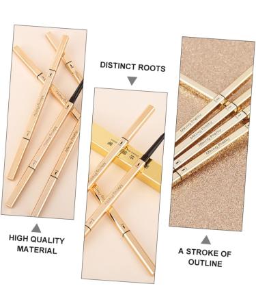 Mikinona 5pcs Double Ended Eyebrow Pencil Double- Head Eyebrow Pens Eyebrow Makeup Tools Eyebrow Ink Plastic - Buy Online on GoSupps.com