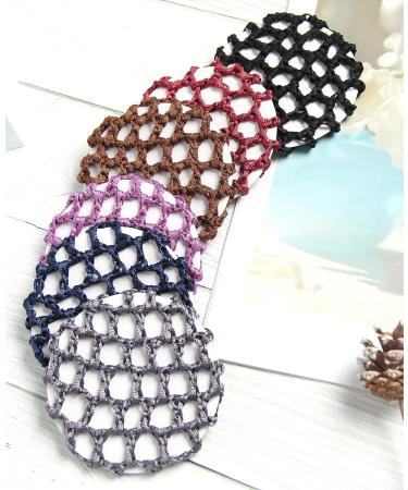12pcs Women Hair Nets for Bun - Elastic Ballet Dance Bun Cover - Styling Accessories - Buy Online on GoSupps.com