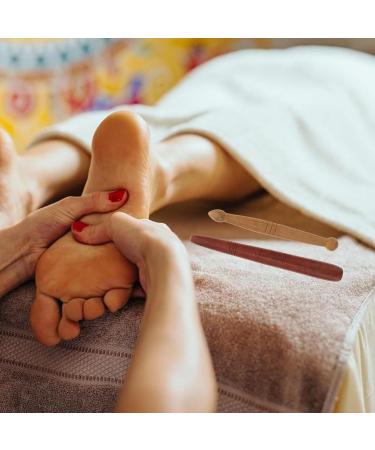 Natural Wooden Massage Tab Set - 2 Piece Fascia & Trigger Point Massage Device for Legs & Neck - Buy Online on GoSupps.com