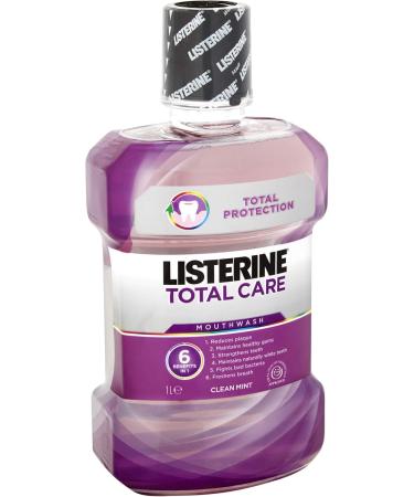 Buy Listerine Mouthwash Total Care Clean Mint 1000 Ml - Fast International Shipping - Buy Online on GoSupps.com