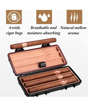 Cigar Boxs Humidors Ique Humidors Ceinterior Cigar Case Sophisticated Cigar Box Plastic Cigar Humidor Sealed Cigar Humidor Box/Red/2Pcs Red 3Pcs - Buy Online on GoSupps.com