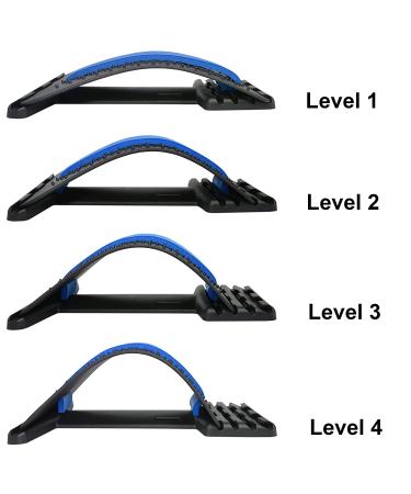 Back Cracking Device & Stretcher for Lower Back Pain Relief - 4 Levels - Buy Online on GoSupps.com