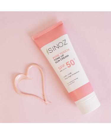  sinoz Sinoz Pink Touch Tone Up Sun Cream SPF 50+ 50 ml - Buy Online on GoSupps.com
