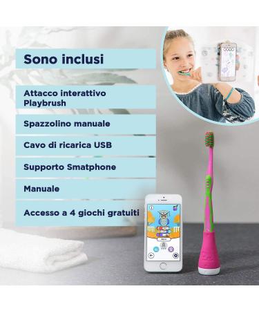 Playbrush Set - Transform Manual Toothbrushes into Game Controllers for Kids, Pink - 1 Unit - Buy Online on GoSupps.com