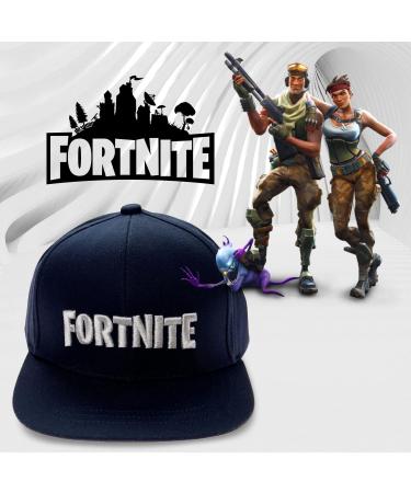 Boys FORTNITE Baseball Cap | Quality Navy Flatbrim Hat for Kids - Buy Online on GoSupps.com