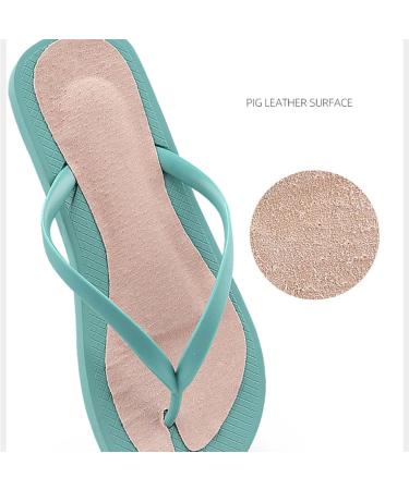 Flip Flop Cushion Insoles - Soft Shockproof PU Leather Adhesive Pads for Sandals & High Heels - 2 Pairs - Buy Online on GoSupps.com