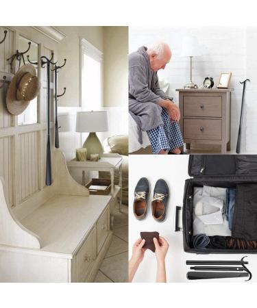 Long Dressing Stick with Shoe Horn & Sock Removal Tool - Adjustable Extended Aid for Shoes, Socks, Shirts, Pants - Buy Online on GoSupps.com