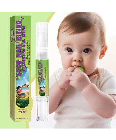 Nail Bite Prevention Anti-Bite Nail Polish 4ml Safe | Stop Thumb Sucking Cuticle Care for Adults and Children Boys and Girls - Buy Online on GoSupps.com