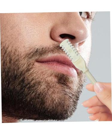 Nasal Hair Cutter 8Pcs Double Sided Nose Hair Clippers Safe Nose Hair Scissors with Ear Picker 360 Rotating Manual Nose Hair Trimmer for Women & Men Nose Hair Removal - Buy Online on GoSupps.com