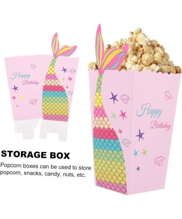 Mobestech 72 Pcs Mermaid Popcorn Box Popcorn Paper Bags Mermaid Goodie Bag Wedding Gift Bag Kid Gifts Infant Gift Mermaid Candy Bag Mermaid Gift Bag Candy Bags Dessert Box Disposable Baby 1 count (Pack of 1) Pinkx3pcs - Buy Online on GoSupps.com