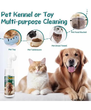 Dffghul Highly Effective Pet Bed Cleaner Pet Stain and Odor Remover for Carpet Carpet Foaming Cleaner and Pet Bed Stain Remover-No Rinse Foam Cleaning Suitable for Carpet and Pet Bed - Buy Online on GoSupps.com