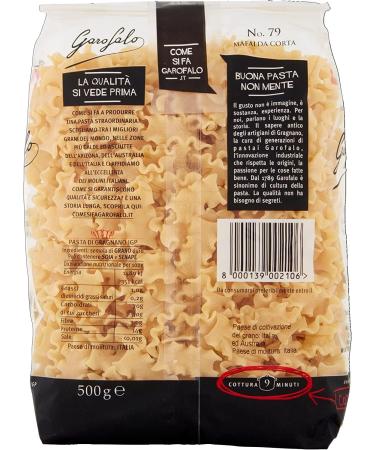  Italian Gourmet E.R. Mafalda corta N. 79 Pack of 10 Neapolitan durum wheat semolina with 500g of IGP pasta + 400g Italian Gourmet polpa - Buy Online on GoSupps.com