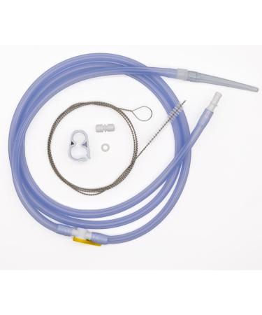 Ebenthal Vital Replacement hose for intestinal inlet set 2m Silicone hose Suitable for many errors and enema sets for intestinal cleaning BPA free
