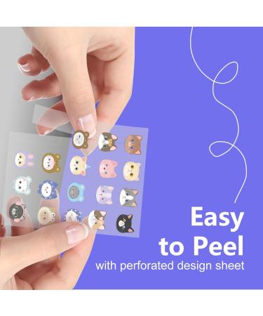 Buy Cute Cat Pimple Patches | 120 Hydrocolloid Acne Dots with Salicylic Acid & Tea Tree - 20 Colors Available | Fast International Shipping - Buy Online on GoSupps.com