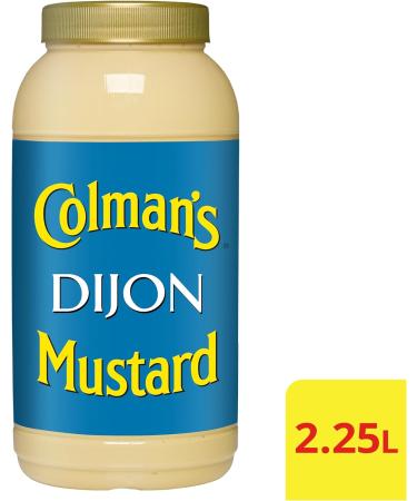 Colman's Dijon Mustard 2.25 Litre - Premium Quality Condiment - Buy Online on GoSupps.com