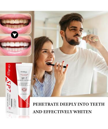 Probiotic Whitening Toothpaste Sp-7 Ultra Probiotic Whitening Toothpaste Sp-6 Anti-Stain Toothpaste Whitening Teeth Sp-6 3-Piece Set Probiotic Whitening Agent - Buy Online on GoSupps.com