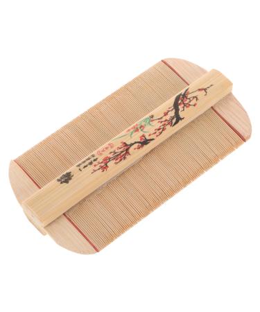 SAFIGLE Peigne D m lant en Bambou Dents Ultra-fines Peigne Antipelliculaire Dense Outil de Toilettage pour Chiens et Chats Soin du Pelage et Nettoyage du Cuir Chevelu