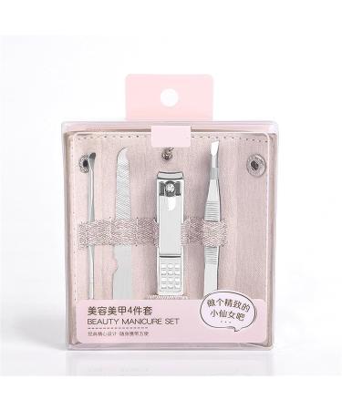 4 Pieces/Set of Stainless Steel Nail Clippers Set Beauty Nail Clippers Set Gift Portable Nail Care Kit (Color : C1) - Buy Online on GoSupps.com