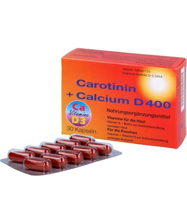 Buy Carotinine + Calcium D400 Capsules | 71g - Boost Immunity & Support Health | Fast International Shipping - Buy Online on GoSupps.com