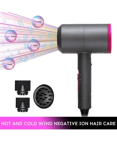 QISUO Unfolded Hair Dryer Airflow Focusing Quick Moulding Wind Adjustment Negative Ion Hair Care - Buy Online on GoSupps.com